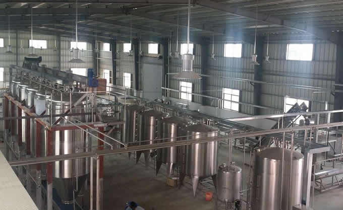 酵素粉劑、含片與液體生產(chǎn)線實例